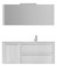 Мебель для ванной подвесная «Am.Pm» Awe 115 белая левая/правая, картинка №2