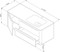 Мебель для ванной подвесная «Am.Pm» Awe 115 венге левая/правая, картинка №10