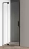 Душевая дверь «Cezares» SLIDER-B-1-80/90-C-NERO 90/195 прозрачная/чёрная универсальная, фото №1