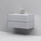 Мебель для ванной подвесная «Am.Pm» Sensation 100 серый шёлк, изображение №4