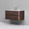 Мебель для ванной подвесная «Am.Pm» Sensation 100 табачный дуб, изображение №4
