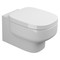Подвесной унитаз «Sanitana» Be you N222661/гигиенический душ Aosta белый с сиденьем термопласт с микролифтом белое, картинка №2