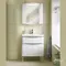 Мебель для ванной «Alavann» Silvia 70 белый/серебристый металлик, картинка №2