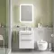 Мебель для ванной подвесная «Alavann» Vanda Luxe 60 белая, картинка №2
