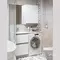 Мебель для ванной «Alavann» Soft Silver 120 белая/металлик левая/правая, фотография №3