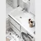 Мебель для ванной «Alavann» Soft Silver 120 белая/металлик левая/правая, изображение №4