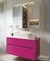 Мебель для ванной подвесная «Alavann» Stella 100 столешница МДФ фуксия, фото №1