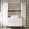 Мебель для ванной подвесная «Alavann» Stella 100 столешница МДФ белая, изображение №4