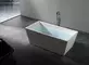 Ванна акриловая «Gemy» AB9224-1.7 170/80 с каркасом с сифоном белая, фотография №3
