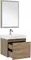 Мебель для ванной подвесная «Aquanet» Nova Lite 60 с 2 ящиками(один скрытый) дуб рустикальный, картинка №2