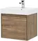Мебель для ванной подвесная «Aquanet» Nova Lite 60 с 2 ящиками(один скрытый) дуб рустикальный, картинка №10