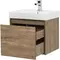 Мебель для ванной подвесная «Aquanet» Nova Lite 60 с 2 ящиками(один скрытый) дуб рустикальный, фотография №11