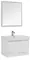 Мебель для ванной подвесная «Aquanet» Nova Lite 75 с 2 ящиками(один скрытый) белый глянец, фото №1
