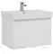 Мебель для ванной подвесная «Aquanet» Nova Lite 75 с 2 ящиками(один скрытый) белый глянец, фото №5