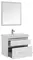 Мебель для ванной подвесная «Aquanet» Nova Lite 75 с 2 ящиками белый глянец, картинка №2