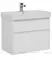 Мебель для ванной подвесная «Aquanet» Nova Lite 75 с 2 ящиками белый глянец, фото №5