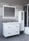 Мебель для ванной подвесная «Sanflor» Модена 105 белая, картинка №2