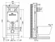 Комплект инсталляция с унитазом, крышкой и кнопкой смыва «Sanitana» Glam S333662/инсталляция Oli 80/кнопка Slim безободковый белый, изображение №4