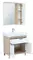 Мебель для ванной «Aquanet» Гретта 80 белая/светлый дуб, картинка №2
