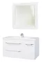 Мебель для ванной подвесная «Bellezza» Луиджи 105 белая, фото №1
