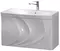 Мебель для ванной подвесная «Aima Design» Mirage 90 белая, картинка №2