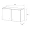 Шкаф «Onika» Нива 40/60 подвесной белый, фотография №3