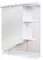 Зеркальный шкаф «Onika» Виола 60.01 с подсветкой белый левый, фото №1