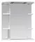 Зеркальный шкаф «Onika» Глория 65.02 с подсветкой белый левый, фото №1
