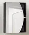 Зеркальный шкаф «Onika» Дуэт 52.00 У без света бодега светлый/венге универсальный, фото №1