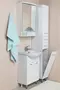 Зеркальный шкаф «Onika» Лидия 50.01 с подсветкой белый правый, фото №5
