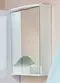 Зеркальный шкаф «Onika» Лидия 50.01 с подсветкой белый правый, изображение №4
