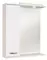 Зеркало с шкафчиком «Onika» Ника 60.01 с подсветкой белый левый, фото №1