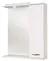 Зеркало с шкафчиком «Onika» Ника 60.01 с подсветкой белый правый, фото №1