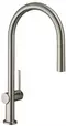 Смеситель для кухонной мойки «Hansgrohe» Talis M54 72802800 с выдвижным изливом сталь, фото №1