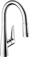 Смеситель для кухонной мойки «Hansgrohe» Talis M51 73851000 с выдвижным изливом хром, фото №1