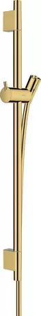 Штанга для душа «Hansgrohe» Unica S Puro 28632990 со шлангом 160 см полированное золото, фото №1
