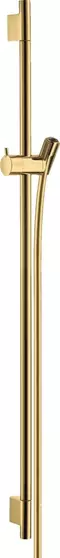 Штанга для душа «Hansgrohe» Unica S Puro 28631990 со шлангом 160 см полированное золото, фото №1