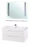 Мебель для ванной подвесная «Bellezza» Санриса 100 белая, фото №1