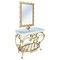 Кованная мебель для ванной «Viachy» Людовик 105 золото, картинка №2