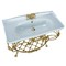 Кованная мебель для ванной «Viachy» Людовик 105 золото, картинка №10