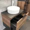 Мебель для ванной подвесная «Comforty» Штутгарт 60 дуб тёмно-коричневый/чёрная, фотография №11