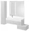 Мебель для ванной подвесная «Aquaton» Сакура 100 ольха наварра/белая, картинка №2