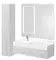 Мебель для ванной подвесная «Aquaton» Сакура 120 ольха наварра/белая, фото №1
