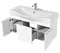 Мебель для ванной подвесная «Aquaton» Беверли 100 белая, изображение №4