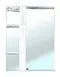 Зеркальный шкаф «Bellezza» Нарцисс 55 с подсветкой белый правый, фото №1