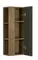 Подвесной шкаф «Aquaton» Терра 35 подвесной антрацит/дуб Кантри универсальный, картинка №2