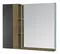 Подвесной шкаф «Aquaton» Терра 35 для зеркала подвесной антрацит/дуб Кантри универсальный, картинка №6