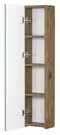 Подвесной шкаф «Aquaton» Мишель 23 для зеркала подвесной фьорд/дуб Рустикальный универсальный, картинка №2