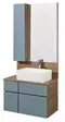 Подвесной шкаф «Aquaton» Мишель 23 для зеркала подвесной фьорд/дуб Рустикальный универсальный, картинка №6
