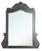 Зеркало «Bellezza» Аврора 115 без света чёрное с патиной серебро, фото №1